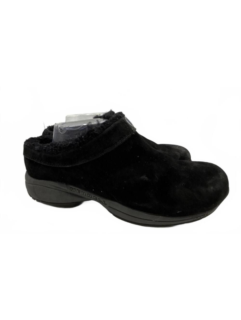 Merrell moc Shoes  women 9.5 Black Primo Chill comfort Slip On J63260 NO INSOLES